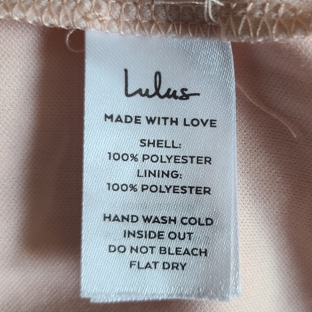 Lulus Garden Dreams Lace Tiered Maxi Dress, Size , Blush, EUC - Picture 17 of 17